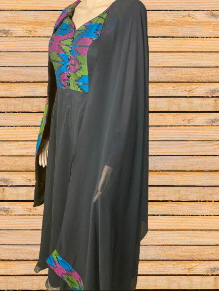 Black Dhaka Gown