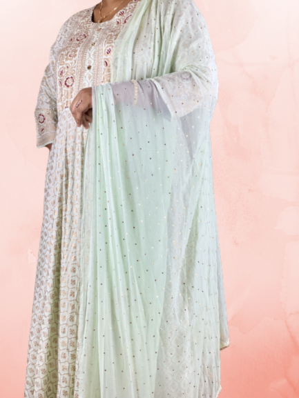 Green Kurta salwar