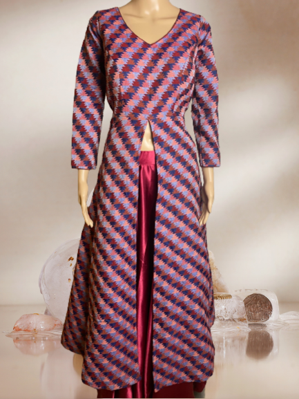 Dhaka Mekhli and Skirt Set